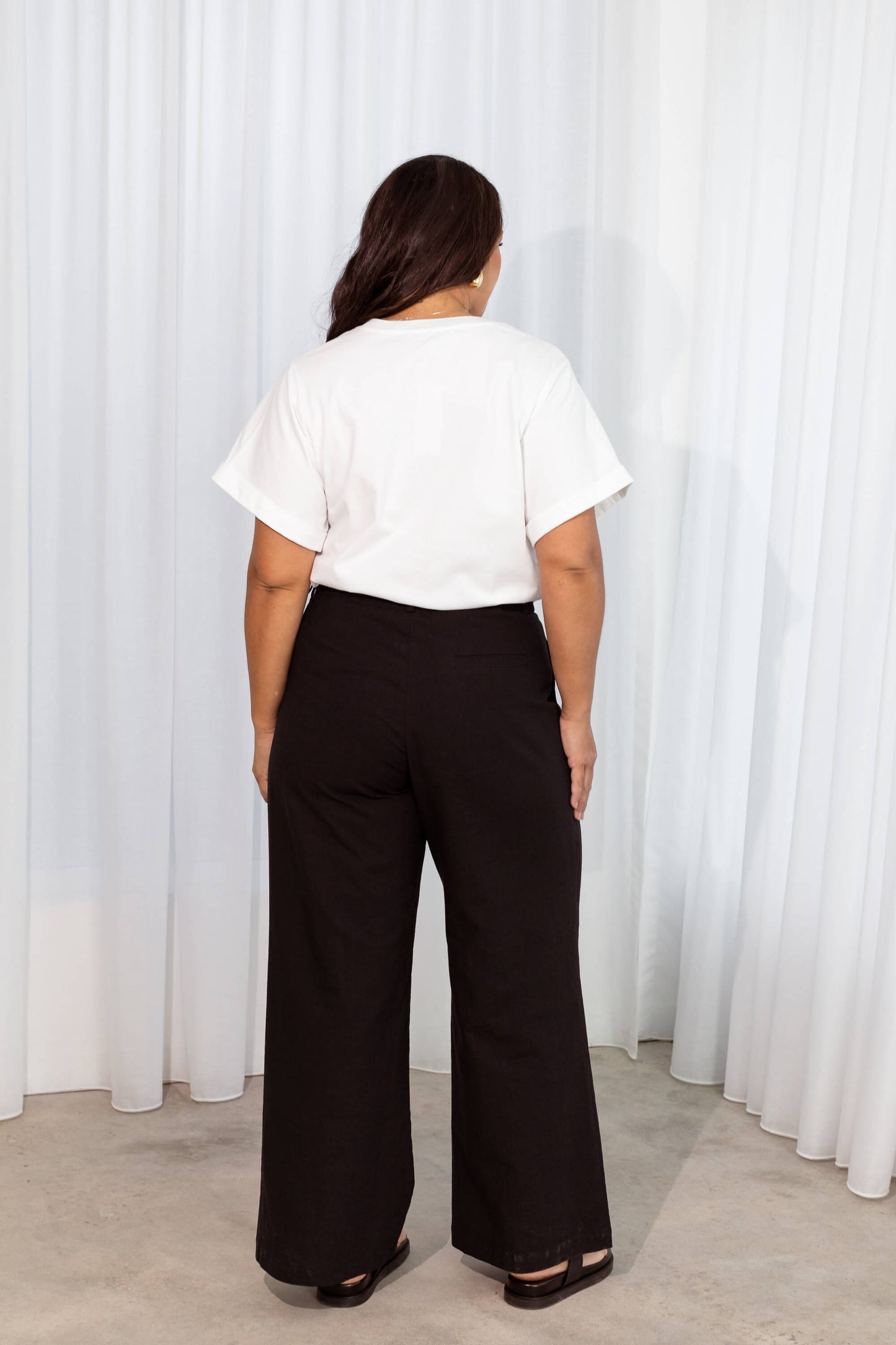 Hayley Pants and Vivian Cotton Blouse Set