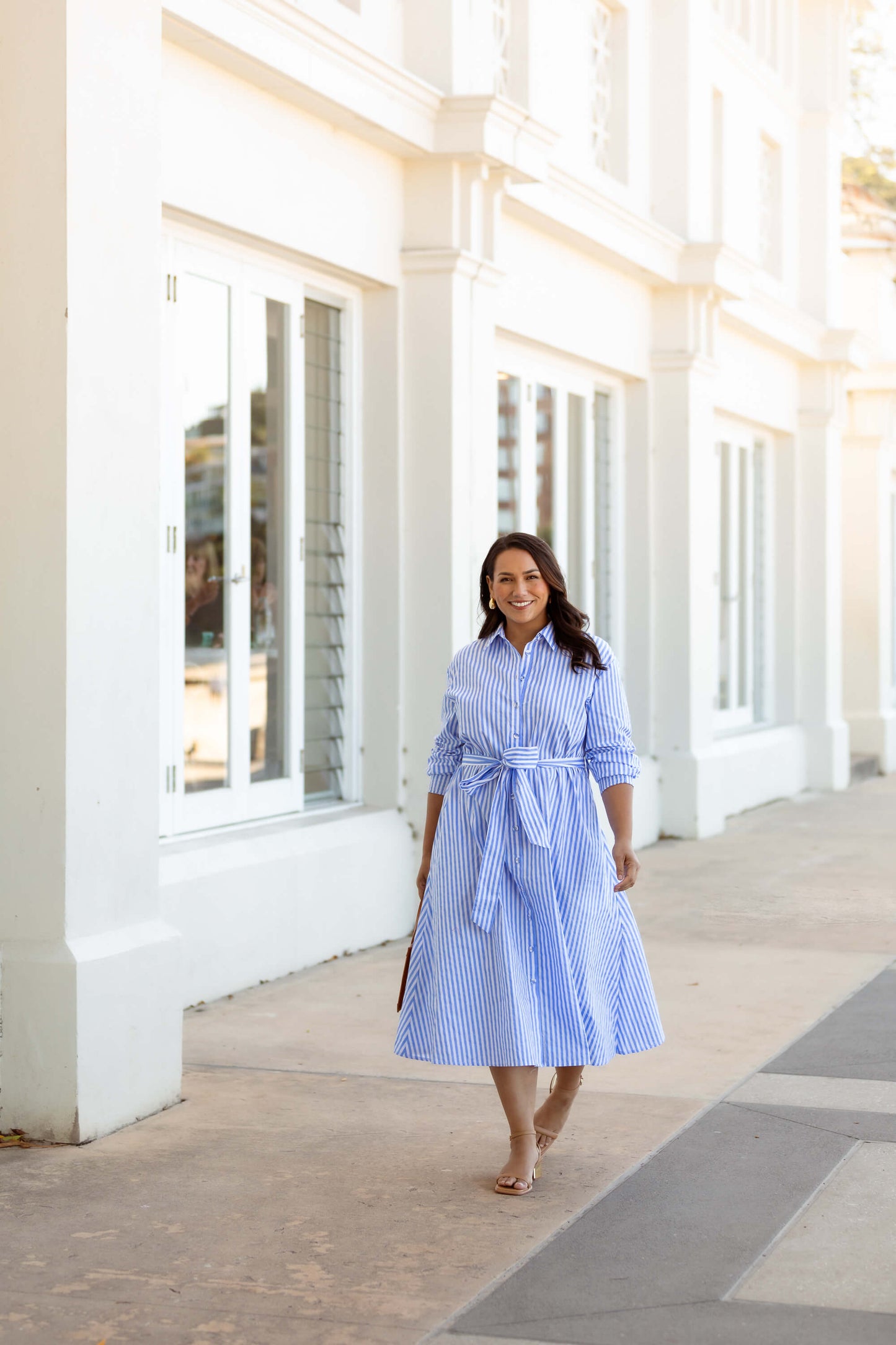 Andrea Cotton Shirt Dress