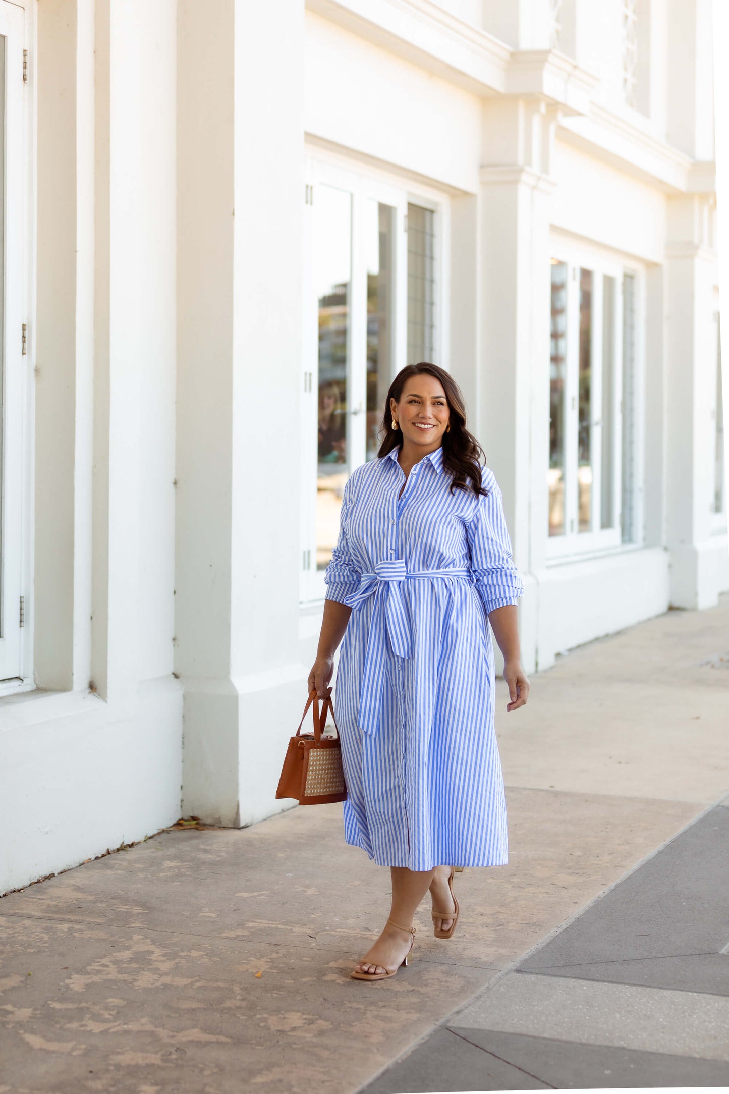 Andrea Cotton Shirt Dress