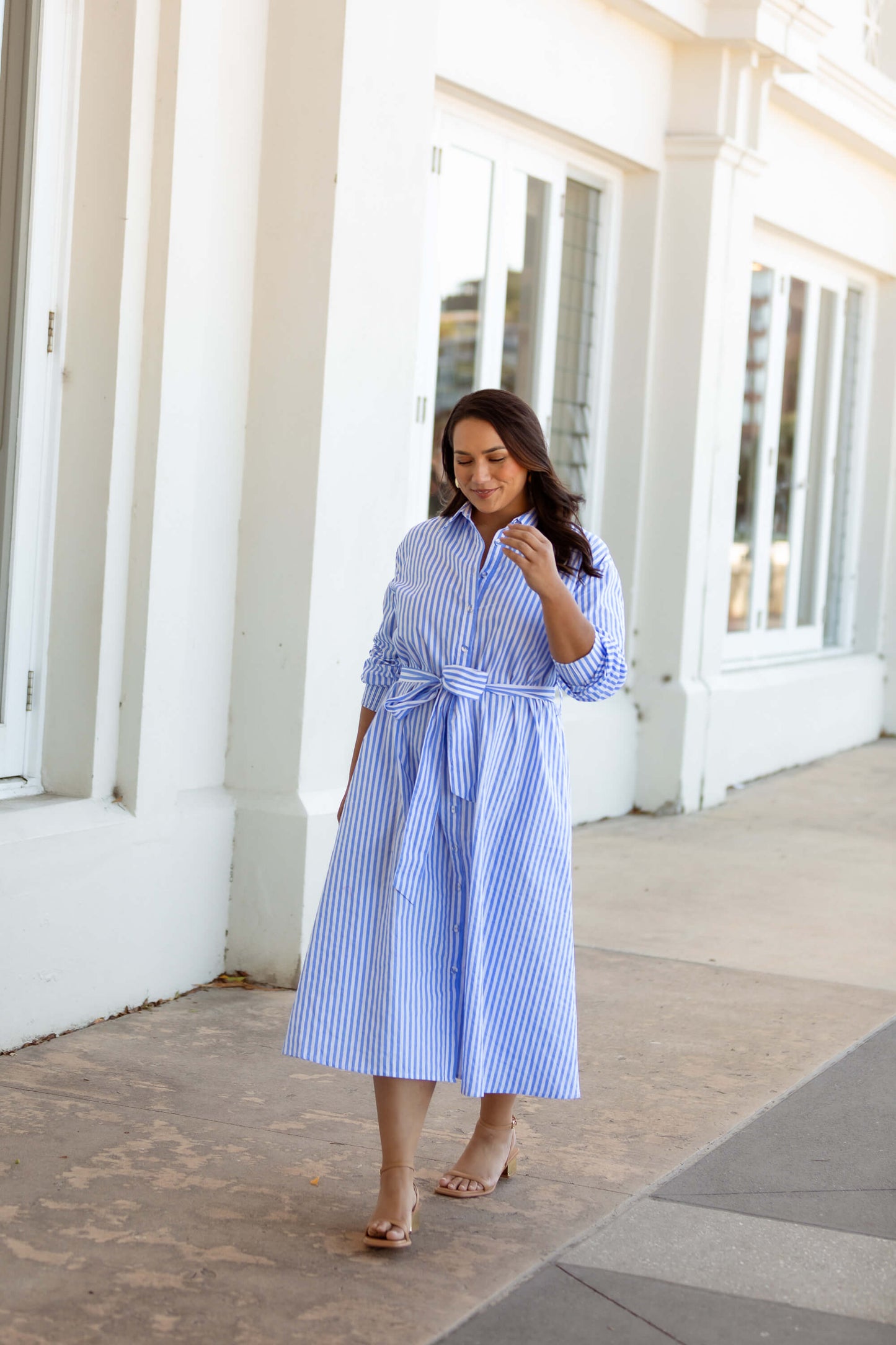 Andrea Cotton Shirt Dress